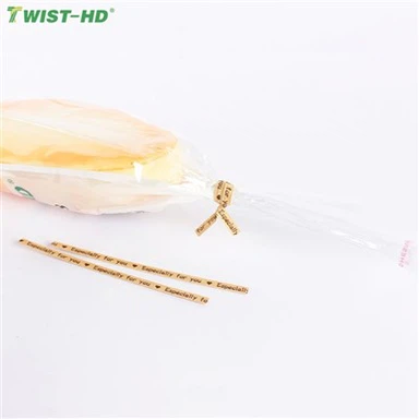 Pre-cut Daim Ntawv Twist Tie