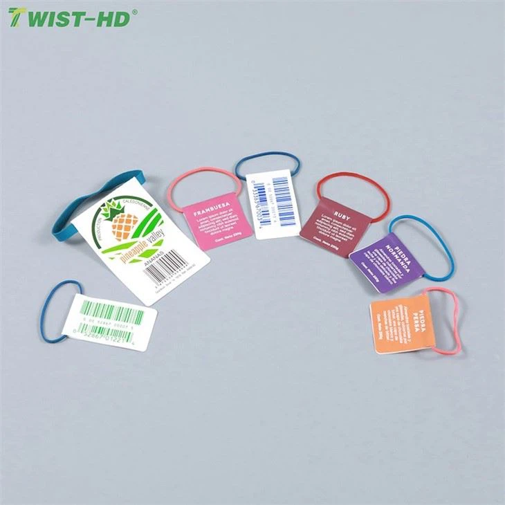 Vegetable Rubber Twist Tie Labels